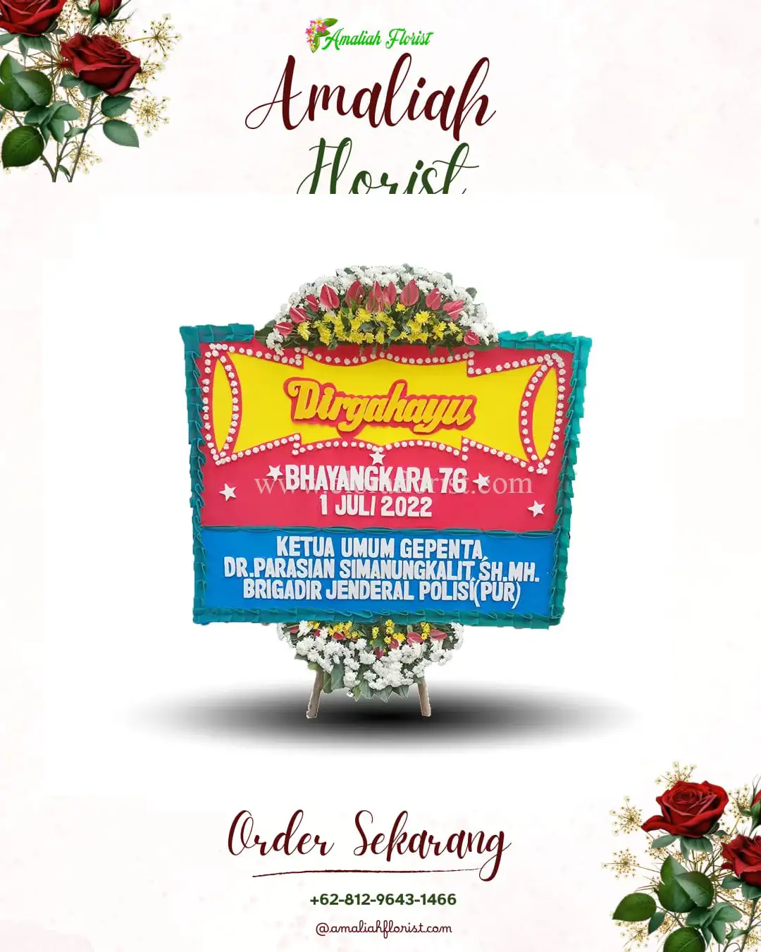 Papan Bunga HUT Ulang Tahun Wuryantoro